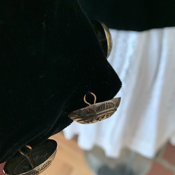 Vintage Lucia Lukken Velvet Blazer with Western Style Buttons - Picture 15 of 16